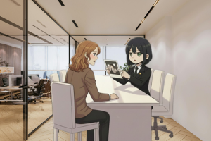 Lotus女性探偵社　富山相談室 調査会社 浮気調査専門 イラスト画像 ご依頼からの流れ画像